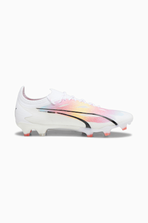 Chaussures de soccer avec crampons ULTRA ULTIMATE FG/AG Femme, PUMA White-PUMA Black-Fire Orchid, extralarge